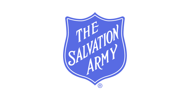 The Salvation Army logo, a blue shield with the organization's name in white.