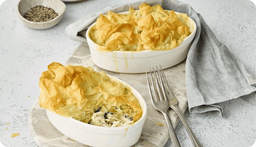 Spring Chicken & Leek Pot Pies
